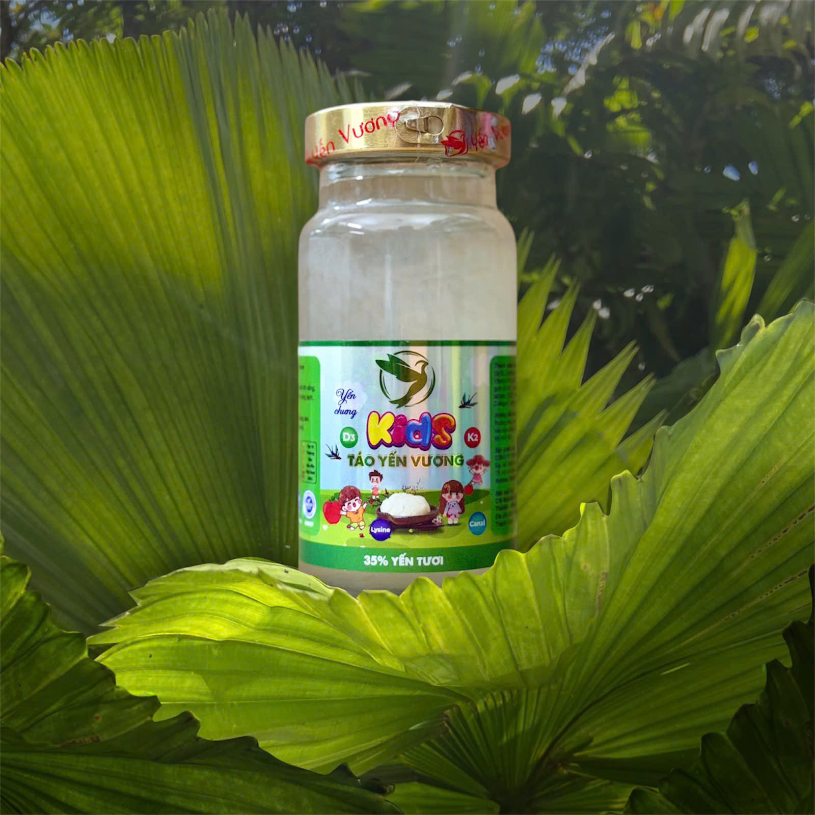 Hũ yến Vương 140ml Kids Táo